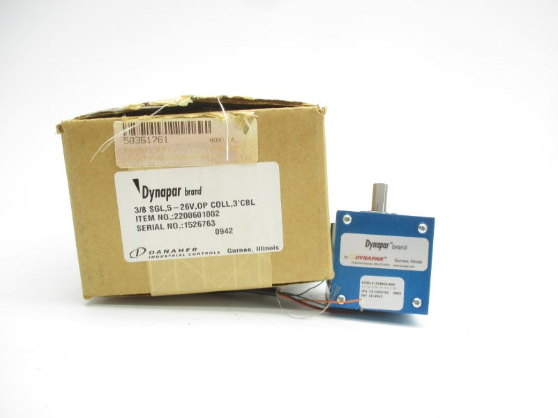 DANAHER 2200601002 5-26V 3/8" NSMP