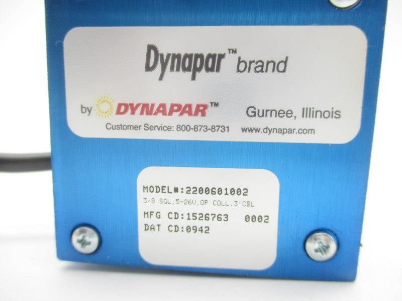 DANAHER 2200601002 5-26V 3/8" NSMP