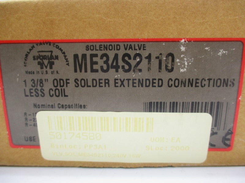 SPORLAN ME34S2110 1-3/8" NSMP
