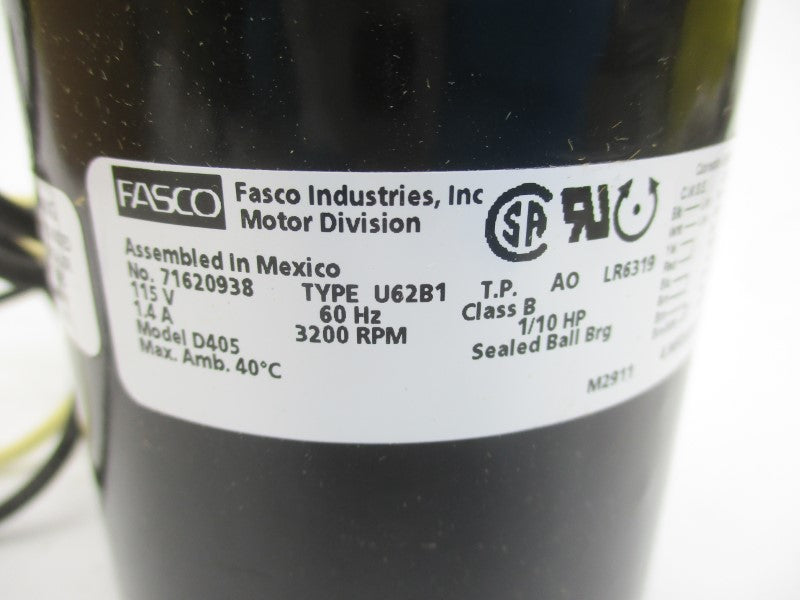 FASCO D405 115V 1.4A NSMP