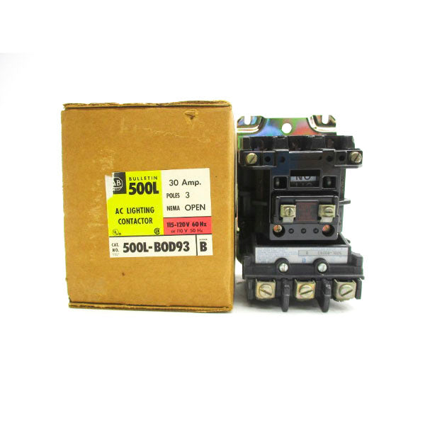 ALLEN BRADLEY 500L-BOD93 SER. B 110/115-120V (BR/YL) NSMP
