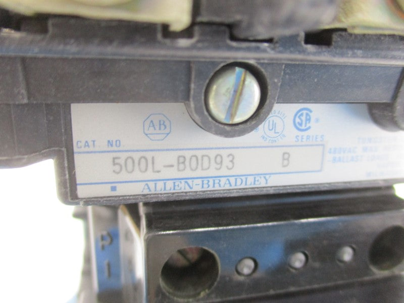 ALLEN BRADLEY 500L-BOD93 SER. B 110/115-120V (BR/YL) NSMP