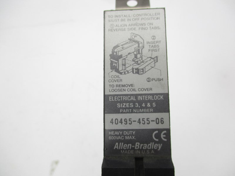 ALLEN BRADLEY 40495-455-06 600VAC UNMP