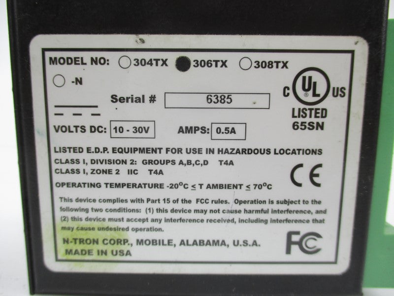 N-TRON 306TX 10-30V 0.5A UNMP