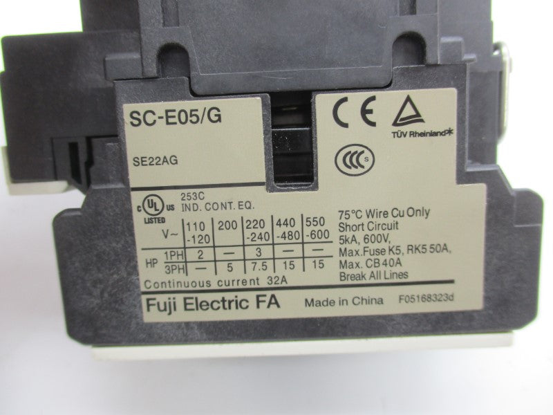 FUJI ELECTRIC SC-E05/G SE22AG 24VDC 32A UNMP