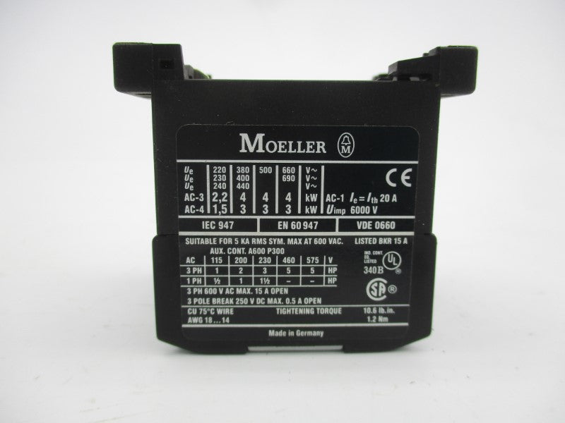 KLOCKNER MOELLER DILEM-01-G 24VDC 15A UNMP