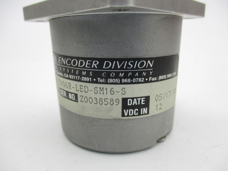 BEI 924-01002-7258 H25D-SS-250-A-7406R-LED-SM16-S 12VDC UNMP