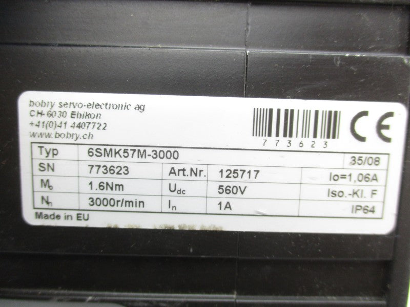 BOBRY SERVO ELECTRONIC 6SMK57M-3000 560V UNMP