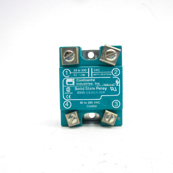 CONTINENTAL INDUSTRIES S505-0SJ625-009 24-330VAC 25A (BLUE) UNMP