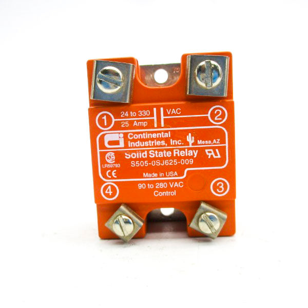 CONTINENTAL INDUSTRIES S505-0SJ625-009 24-330VAC 25A (ORANGE) UNMP