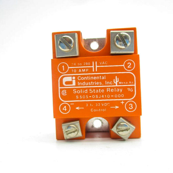 CONTINENTAL INDUSTRIES S505-0SJ410-000 24-280VAC 10A UNMP