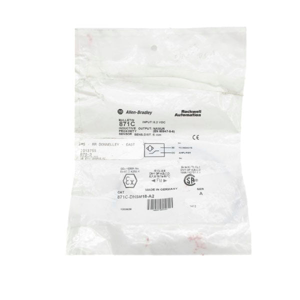 ALLEN BRADLEY 871C-DH5M18-A2 SER. A 8.2VDC NSMP