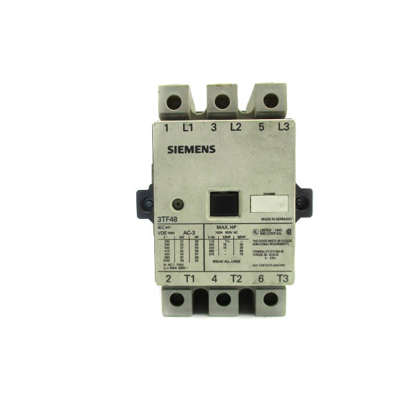 SIEMENS 3TF4811-0AK6 110/120V 100A UNMP
