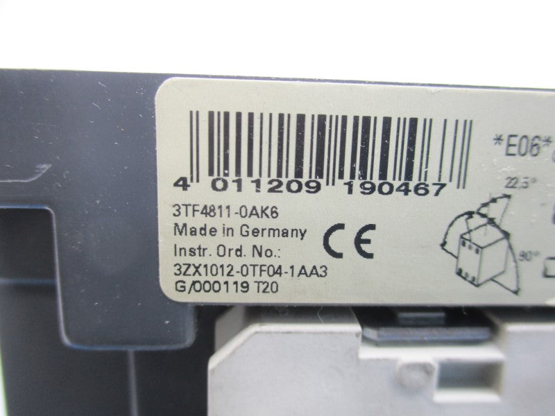 SIEMENS 3TF4811-0AK6 110/120V 100A UNMP