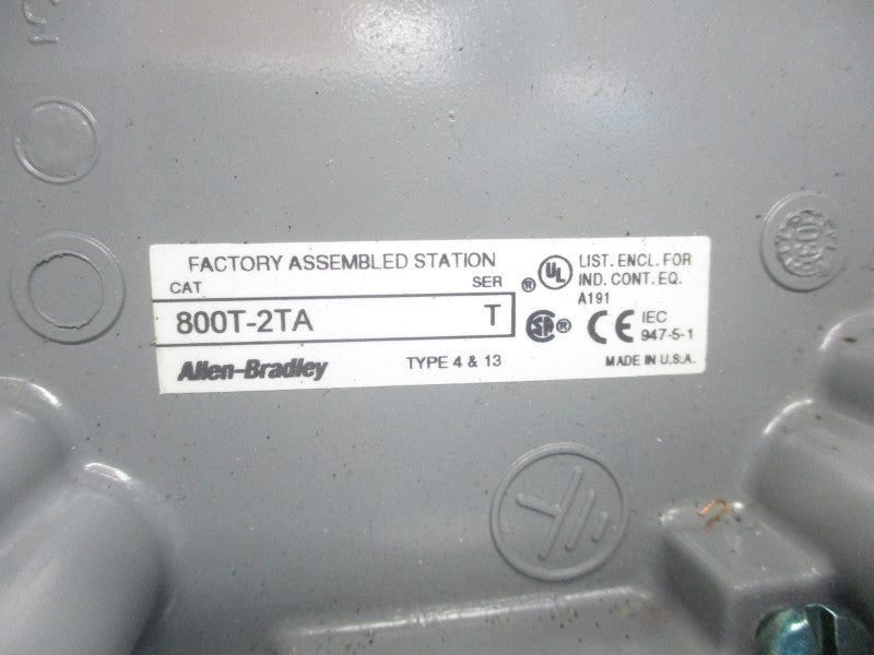 ALLEN BRADLEY 800T-2TA SER. T UNMP