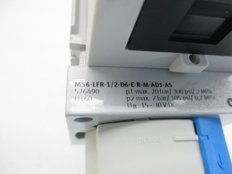 FESTO MS6-LFR-1/2-D6-E-R-M-AD1-AS 526490 15-30VDC 300PSI NSMP