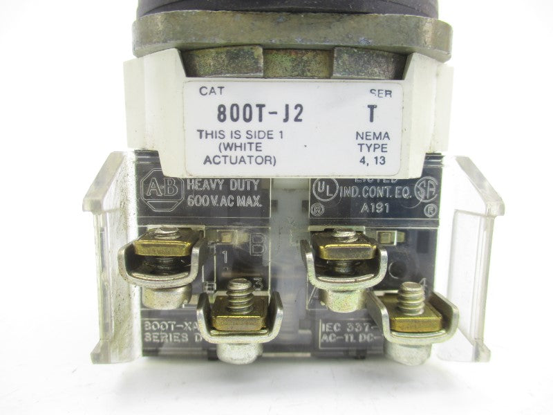 ALLEN BRADLEY 800T-J2 SER. T UNMP