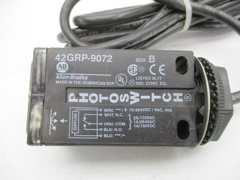 ALLEN BRADLEY 42GRP-9072 SER. B 70-264VAC 1A UNMP