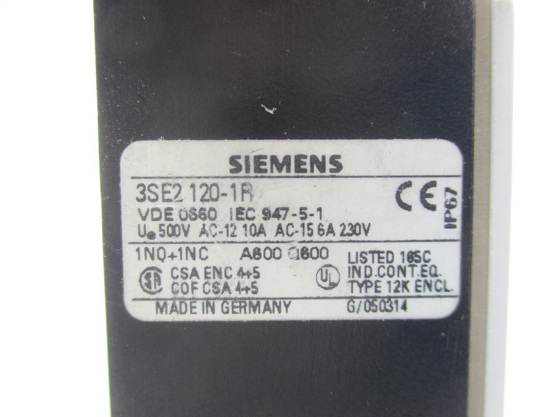 SIEMENS 3SE2120-1R 230VAC 6A NSNP