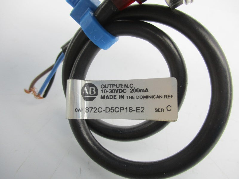 ALLEN BRADLEY 872C-D5CP18-E2 SER. C 10-30VDC UNMP