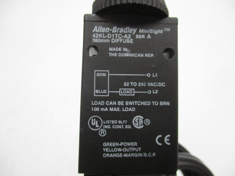ALLEN BRADLEY 42KL-D1TC-A2 SER. A 22-250VAC/DC UNMP
