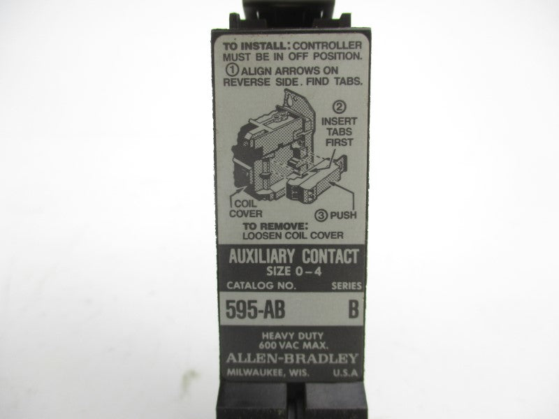 ALLEN BRADLEY 595-AB SER. B 600VAC UNMP