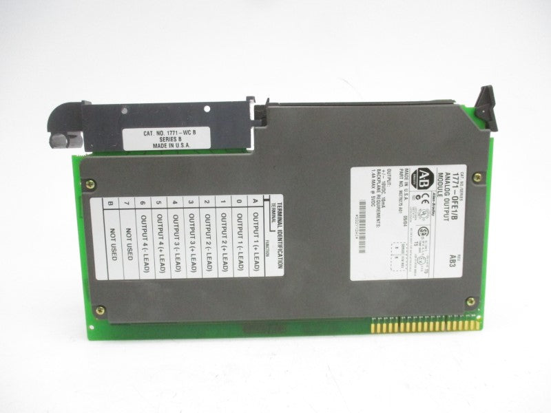 ALLEN BRADLEY 1771-OFE1 SER. B F/W B REV. AB3 UNMP