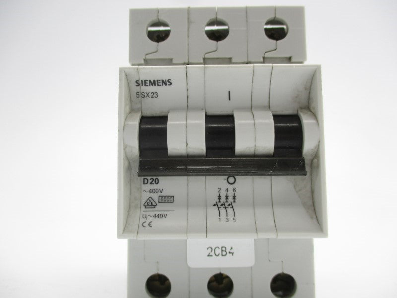SIEMENS 5SX23D20 400/440V 20A UNMP