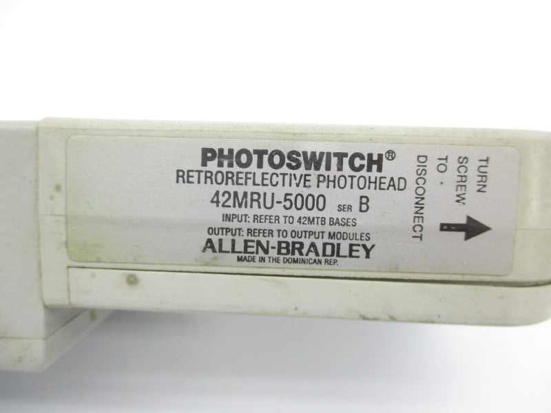 ALLEN BRADLEY 42MRU-5000 SER. B W/ 42MTB-5000 120VAC UNMP