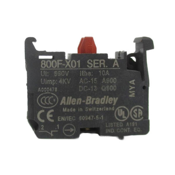 ALLEN BRADLEY 800F-X01 SER. A 690V 10A UNMP