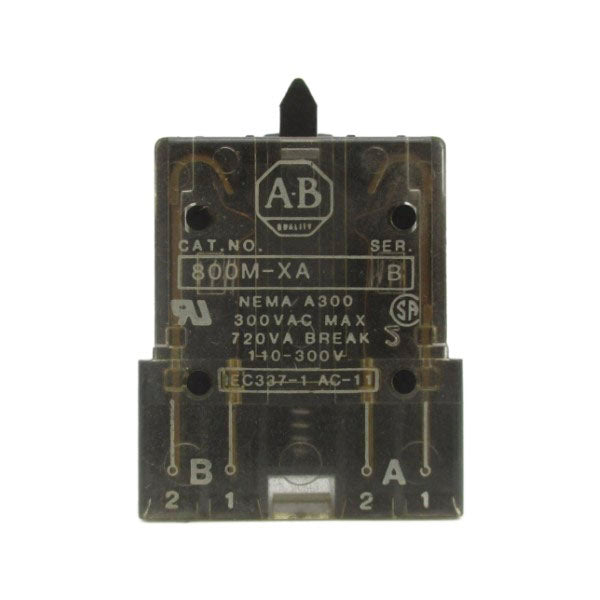 ALLEN BRADLEY 800M-XA SER. B 300VAC NSNP