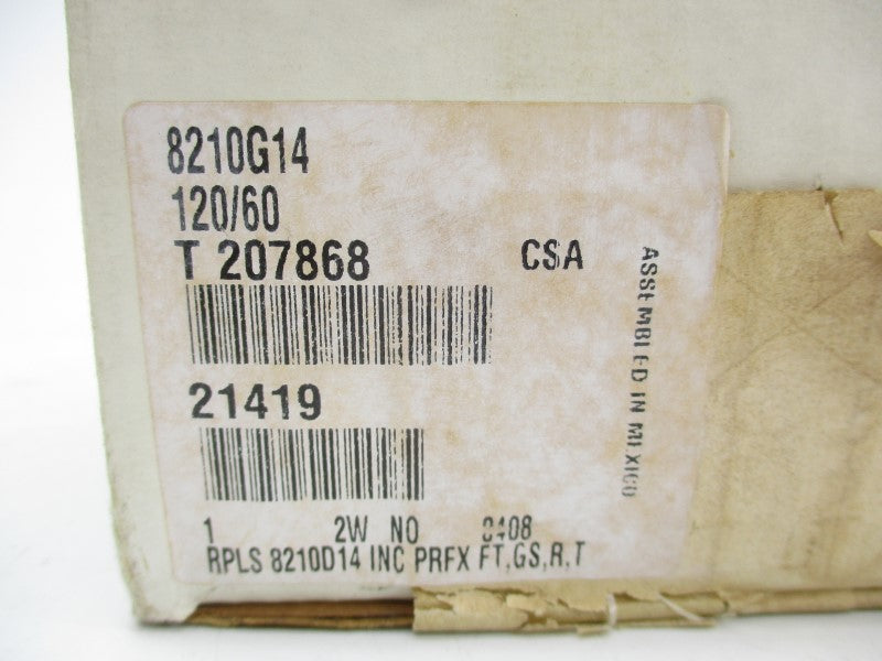 ASCO 8210G14 120V 1" NSFS
