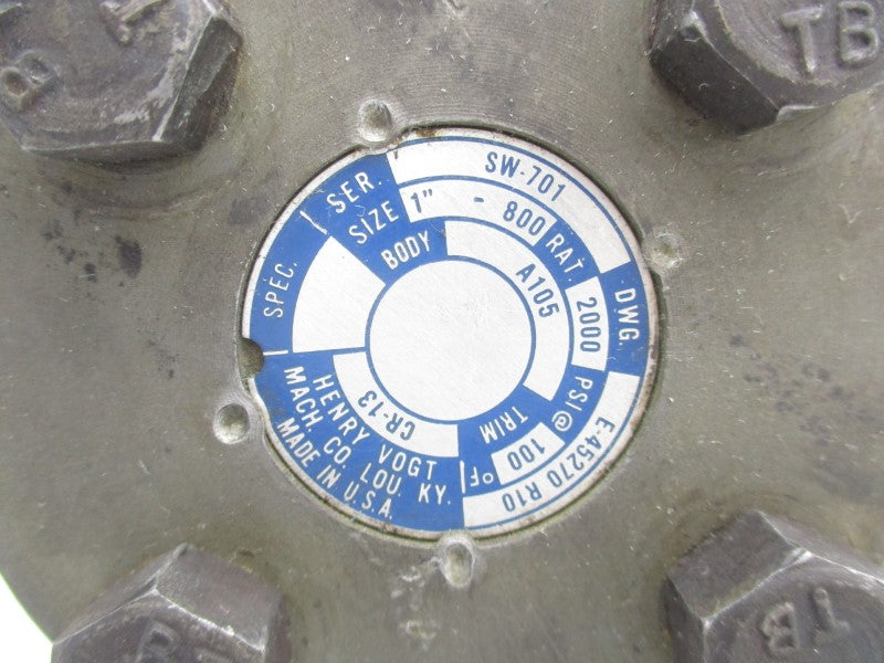 HENERY E-452070R10 SW-701 2000PSI 1" NSNP