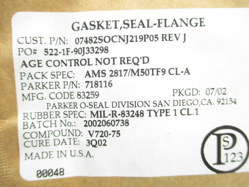 PARKER 718116 NSFS