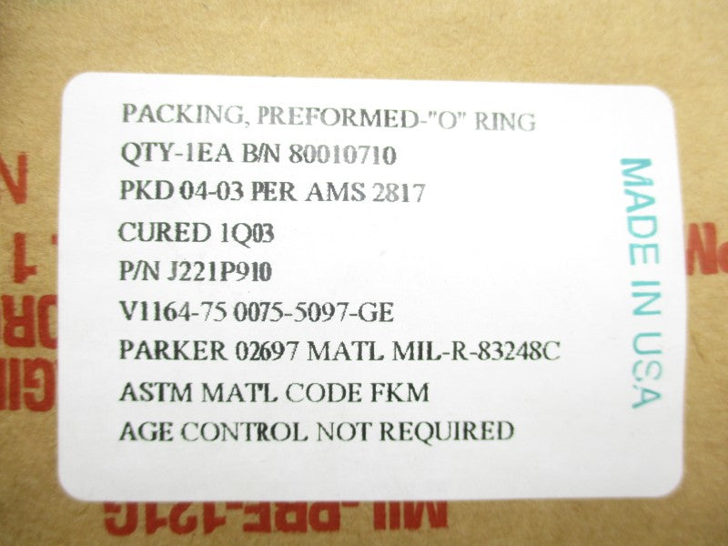 PARKER J221P910 NSFS