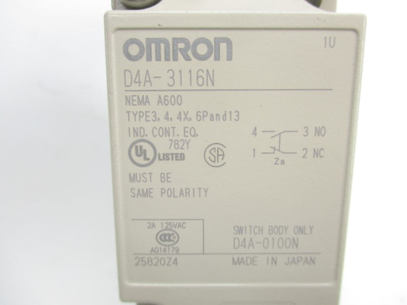 OMRON D4A-3116N 125VAC 2A NSMP