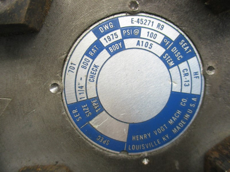 HENERY E-45271R9 701 1975PSI 1-1/4" NSNP