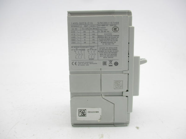 ALLEN BRADLEY 140G-G2C3-C15 690V 15A NSNP