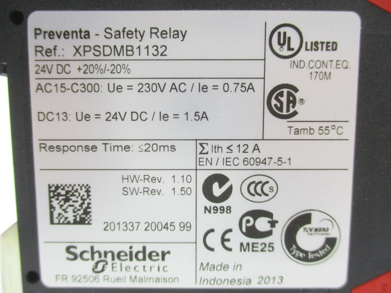 SCHNEIDER ELECTRIC XPSDMB1132 24VDC 1.5A NSNP
