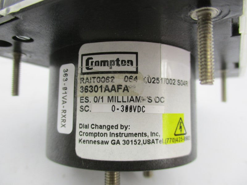 CROMPTON 36301AAFA 0-300VDC NSNP