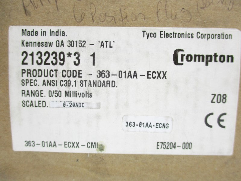 CROMPTON 363-01AA-ECXX 0-20ADC NSMP
