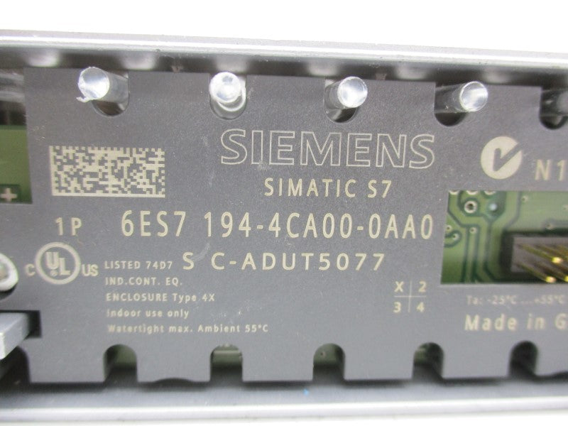 SIEMENS 6ES7194-4CA00-0AA0 UNMP