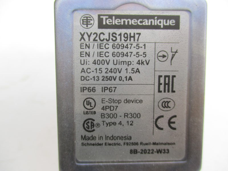 TELEMECANIQUE XY2CJS19H7 240V 1.5A NSMP