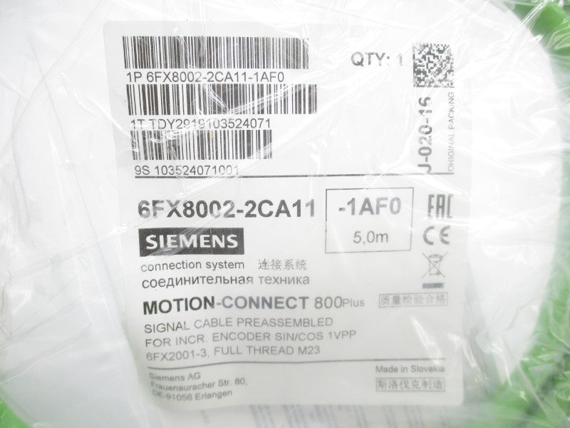 SIEMENS 6FX8002-2CA11-1AF0 5.0M NSMP