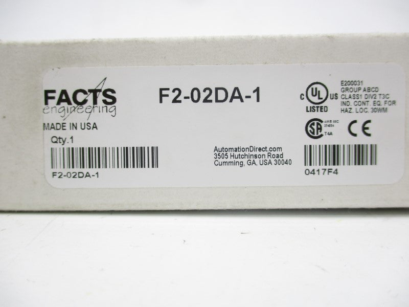 FACTS ENGINEERING F2-02DA-1 NSMP