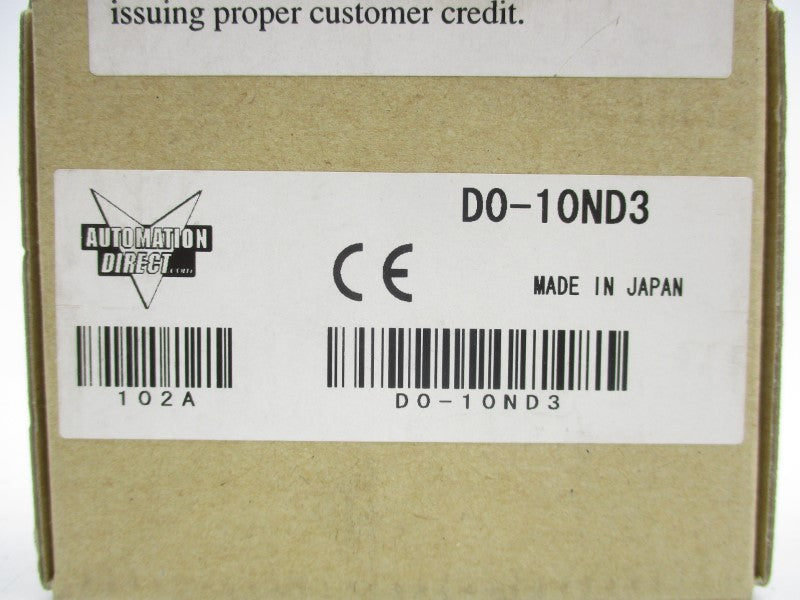 AUTOMATION DIRECT D0-10ND3 12-24V NSMP