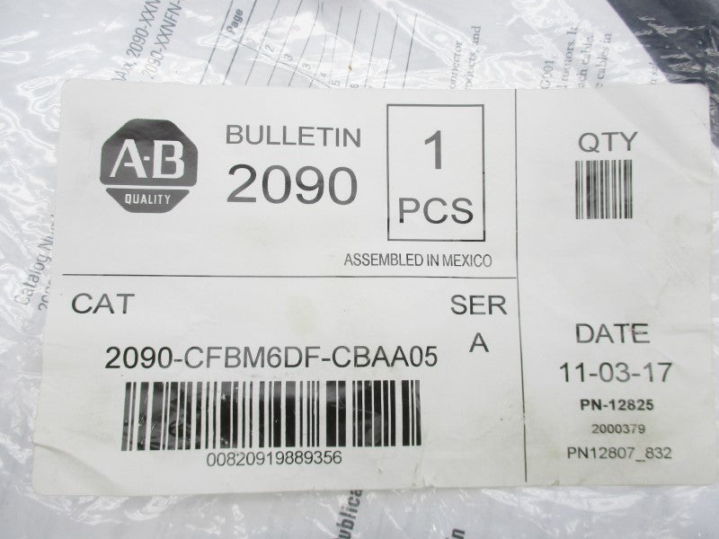 ALLEN BRADLEY 2090-CFBM6DF-CBAA05 SER. A NSMP