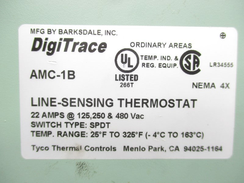 BARKSDALE AMC-1B 480VAC 22A UNMP