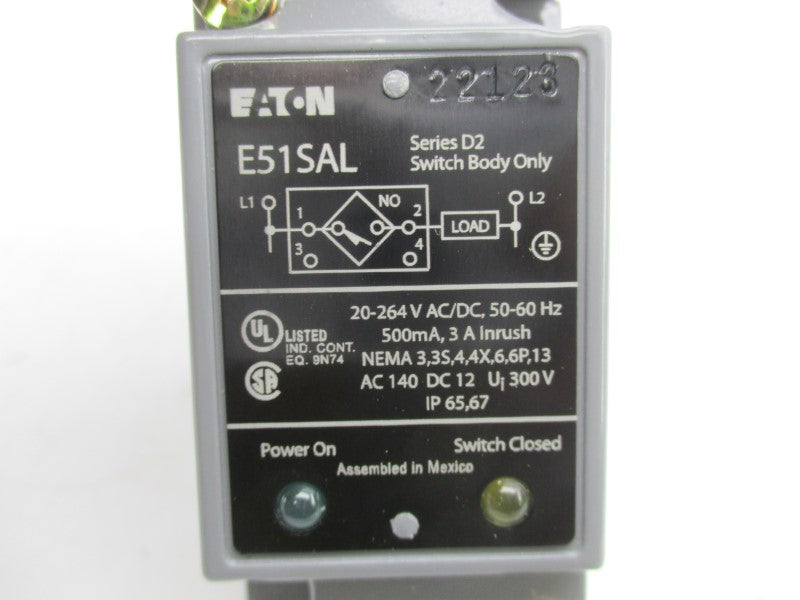EATON E51ALS1 SER. D2 20-264VAC/DC NSMP