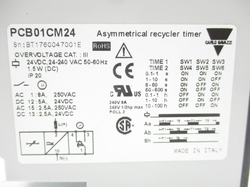 CARLO GAVAZZI PCB01CM24 24-240VAC NSMP